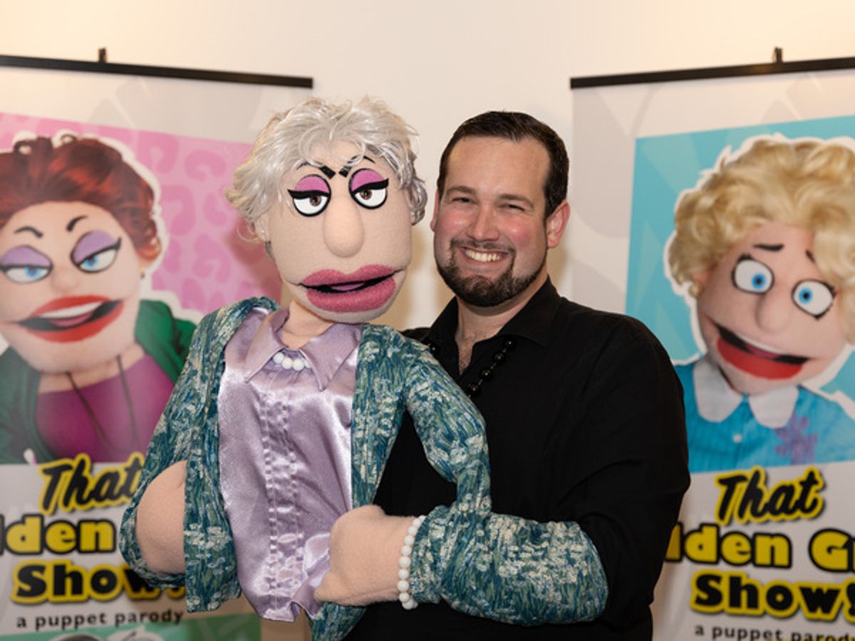 (Dorothy) Dylan Glick at Photos: Go Inside Opening Night of THAT GOLDEN GIRLS SHOW: A PUPPET PARODY at the Theater Row Theater