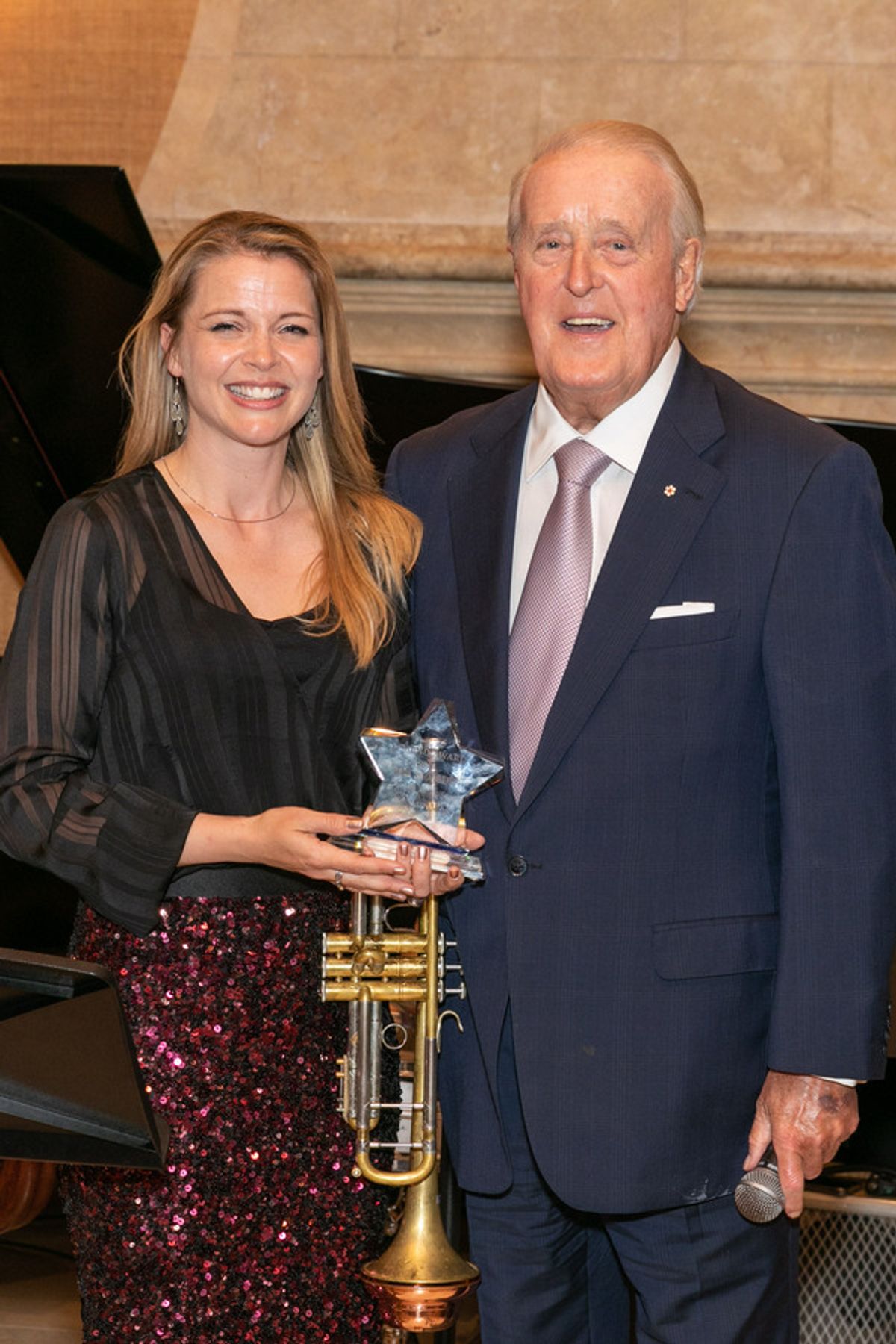 Bria Skonberg & Former Canadian Prime Minster Brian Mulroney at 