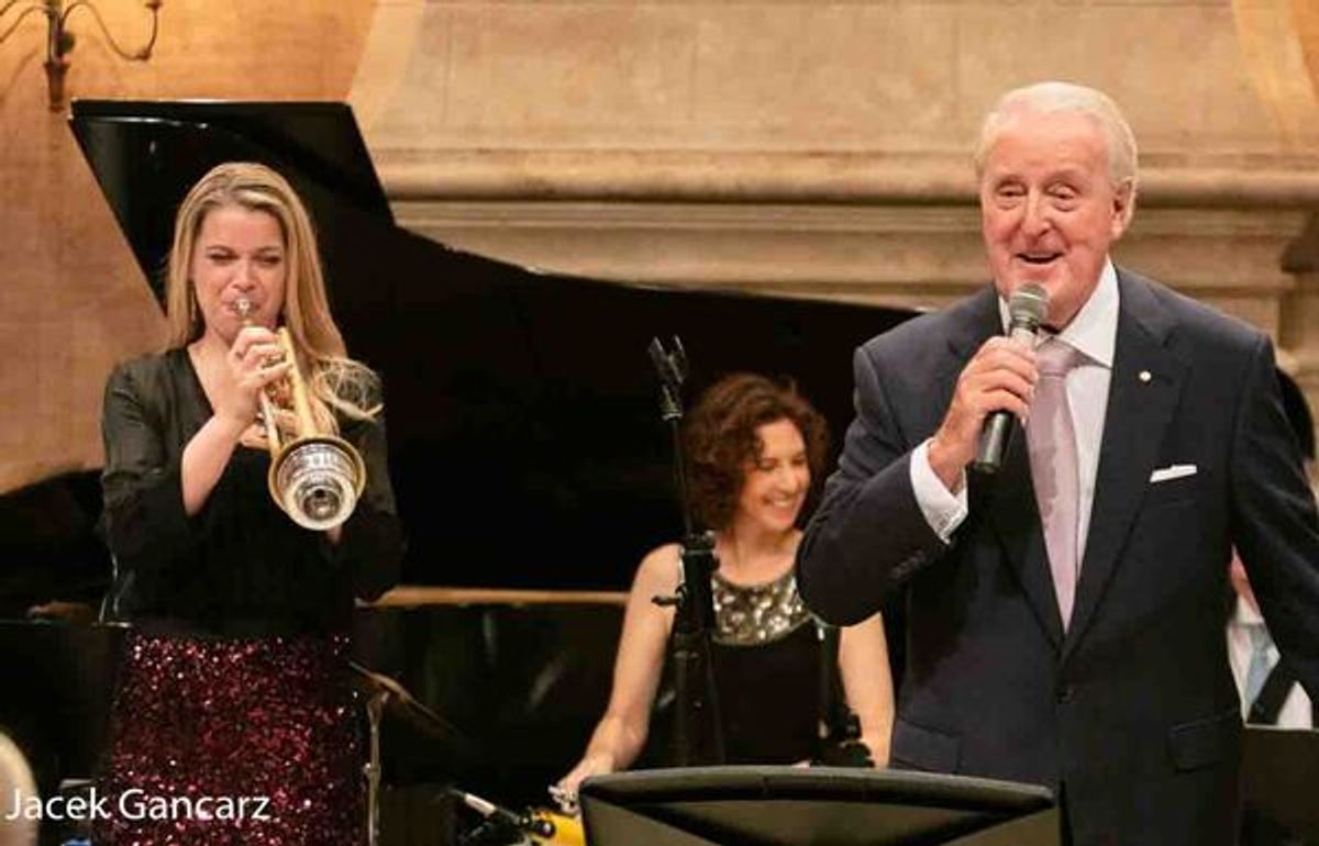 Bria Skonberg & Former Canadian Prime Minister Brian Mulroney at 