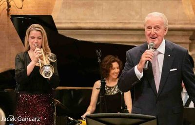Bria Skonberg & Former Canadian Prime Minister Brian Mulroney Photo
