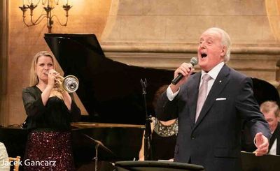Bria Skonberg & Former Canadian Prime Minister Brian Mulroney Photo