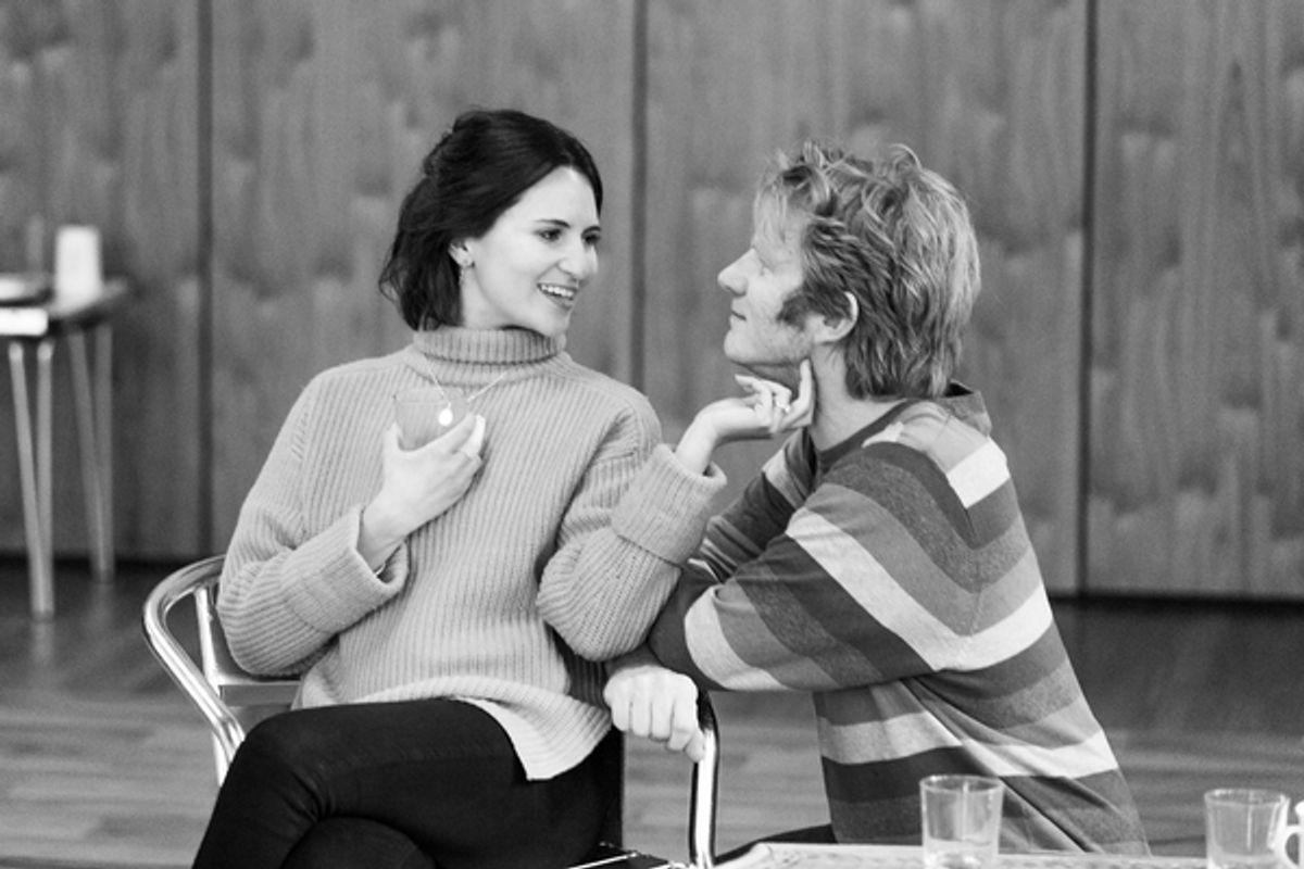 Nathalie Barclay, John Dorney at Photos: Inside Rehearsal for the UK Tour of BOEING BOEING