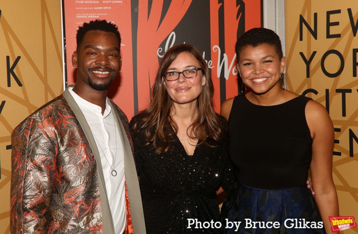 Martavius Parrish, Lear deBessonet and Victoria Davidjohn at 