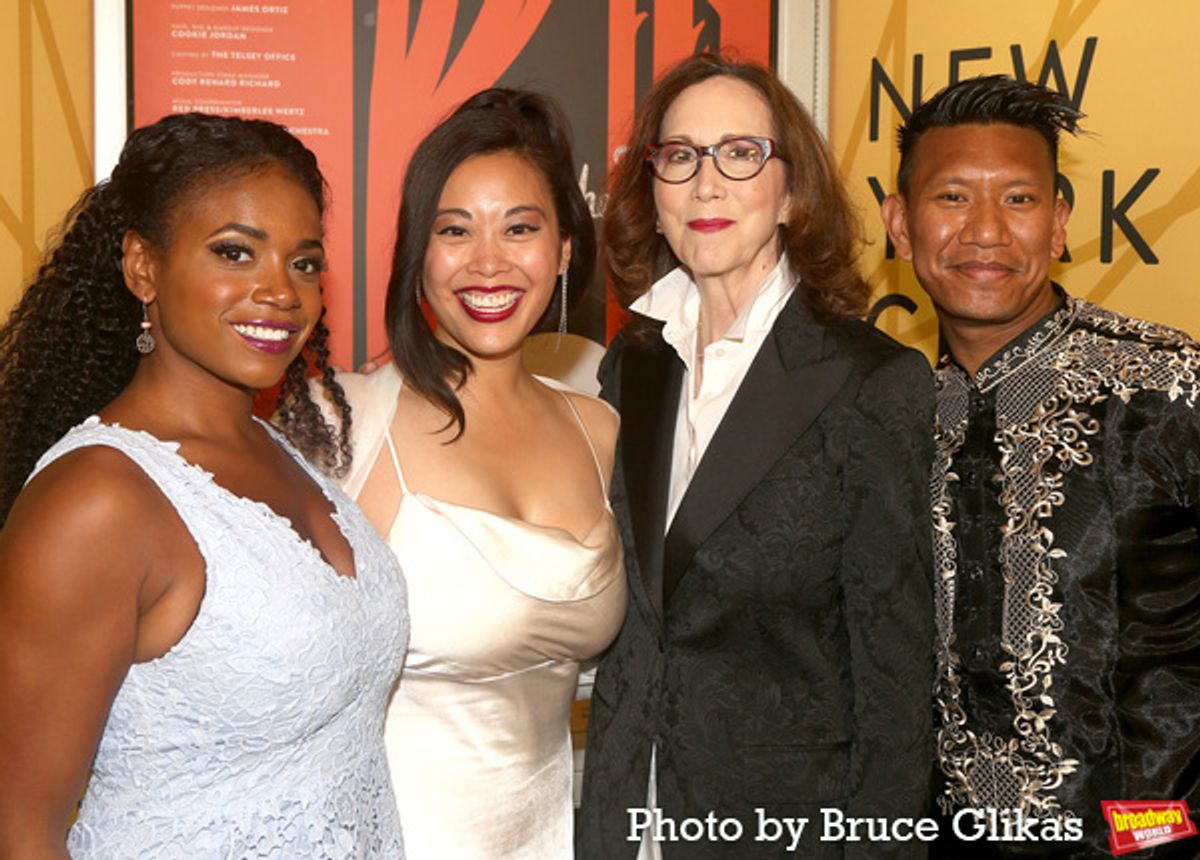 Ta'Nika Gibson, Brooke Ishibashi, Lauren Mitchell and Albert Guerzon at 