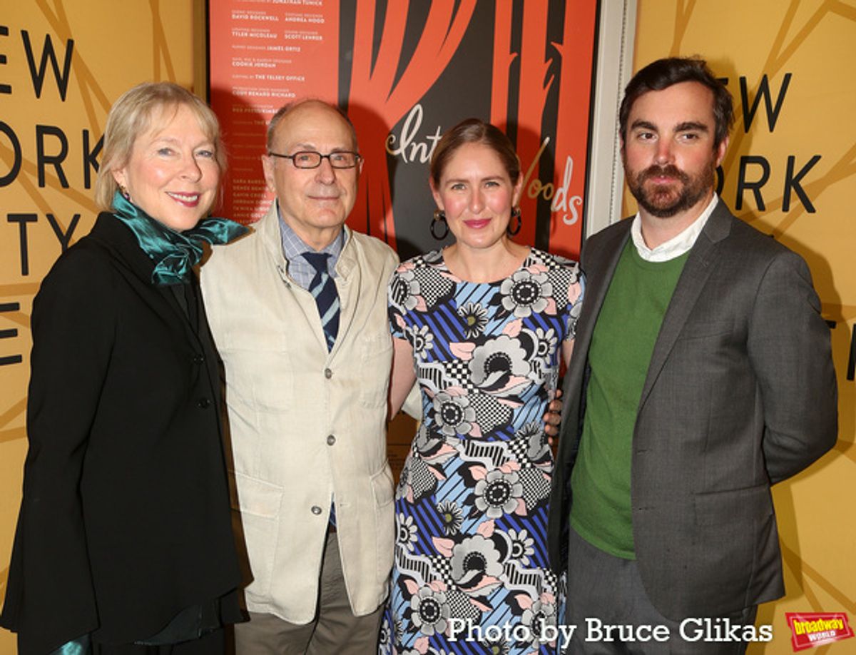 Sarah Kernochan, James Lapine, Phoebe Lapine and Charlie Moffett at 