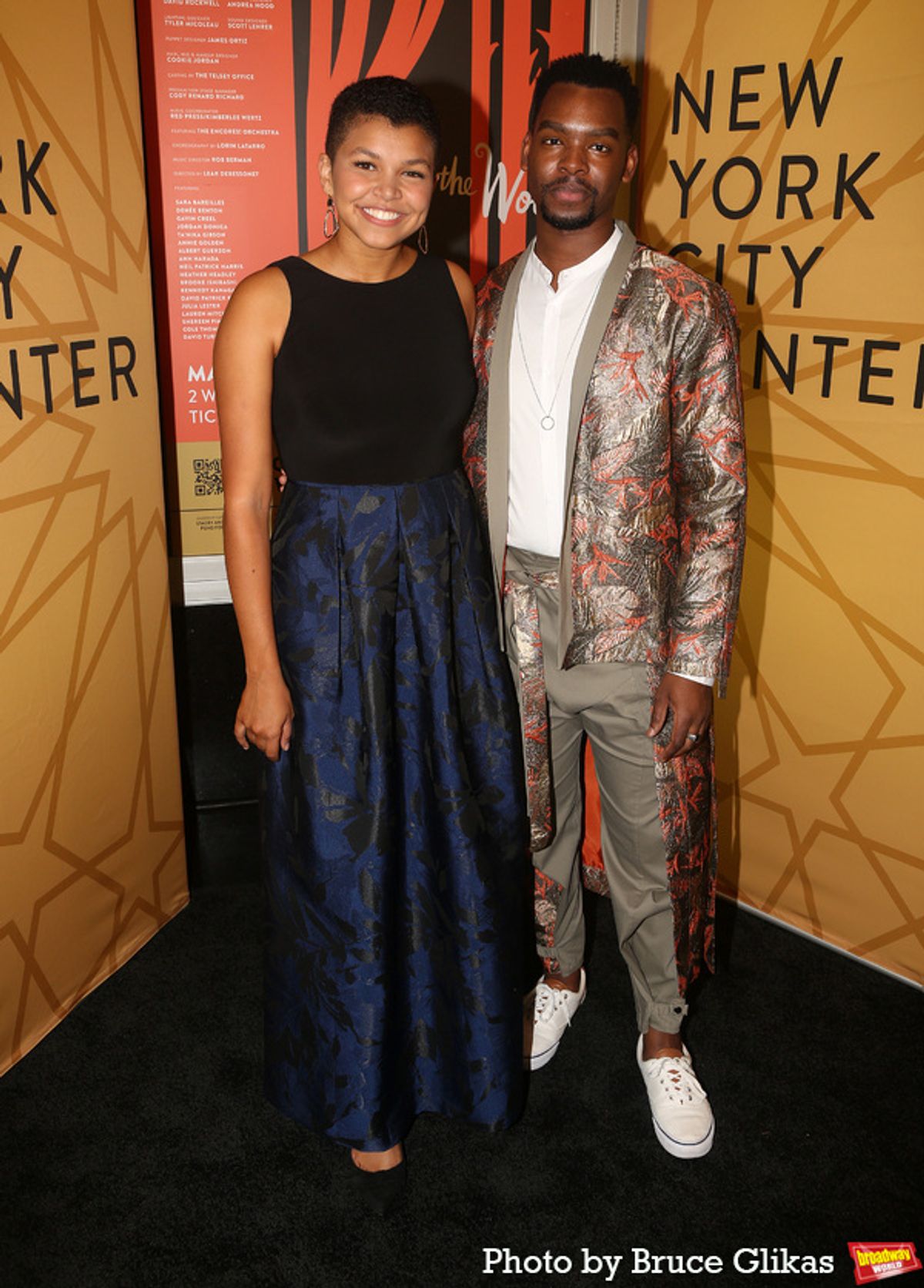 Victoria Davidjohn and Martavius Parrish at Photos: On the Opening Night Red Carpet for Encores! INTO THE WOODS