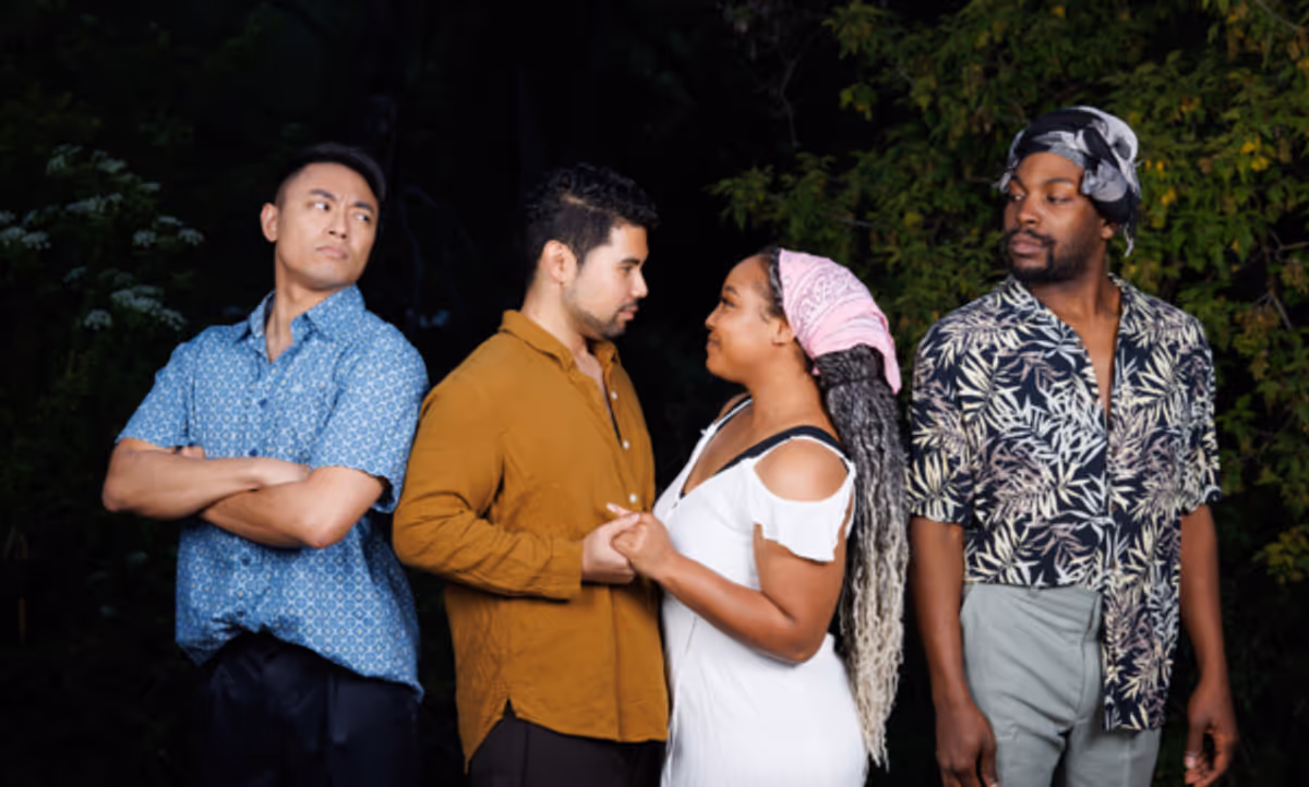 L to R: Jordan Muna, Alejandro Eustaquio, Solona Husband, Curtis Manning
 at 