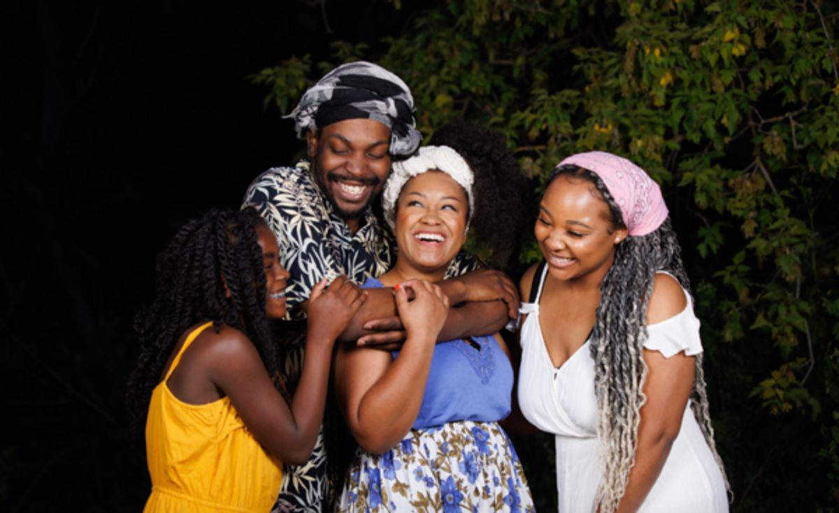 Journi Copes-Harvey, Curtis Manning, Safira McGrew, and Solona Husband at 
