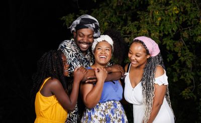 Journi Copes-Harvey, Curtis Manning, Safira McGrew, and Solona Husband Photo