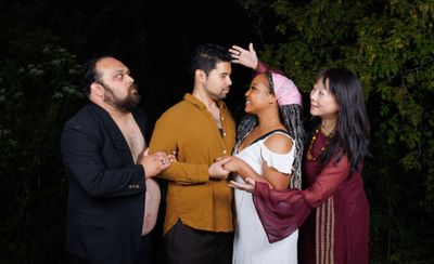 John Ramirez-Ortiz, Alejandro Eustaquio, Solona Husband, and Grace Peng Photo