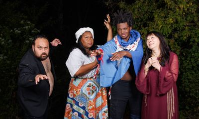 John Ramirez-Ortiz, Nadiyah Hollis, Kahlil Leneus, and Grace Peng  Photo