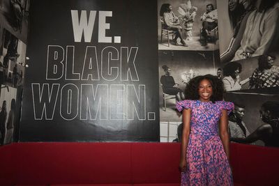 Joan Lyiola, curator of We. Black Women. Exhibition Photo