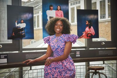 Joan Lyiola, curator of We. Black Women. Exhibition  Photo