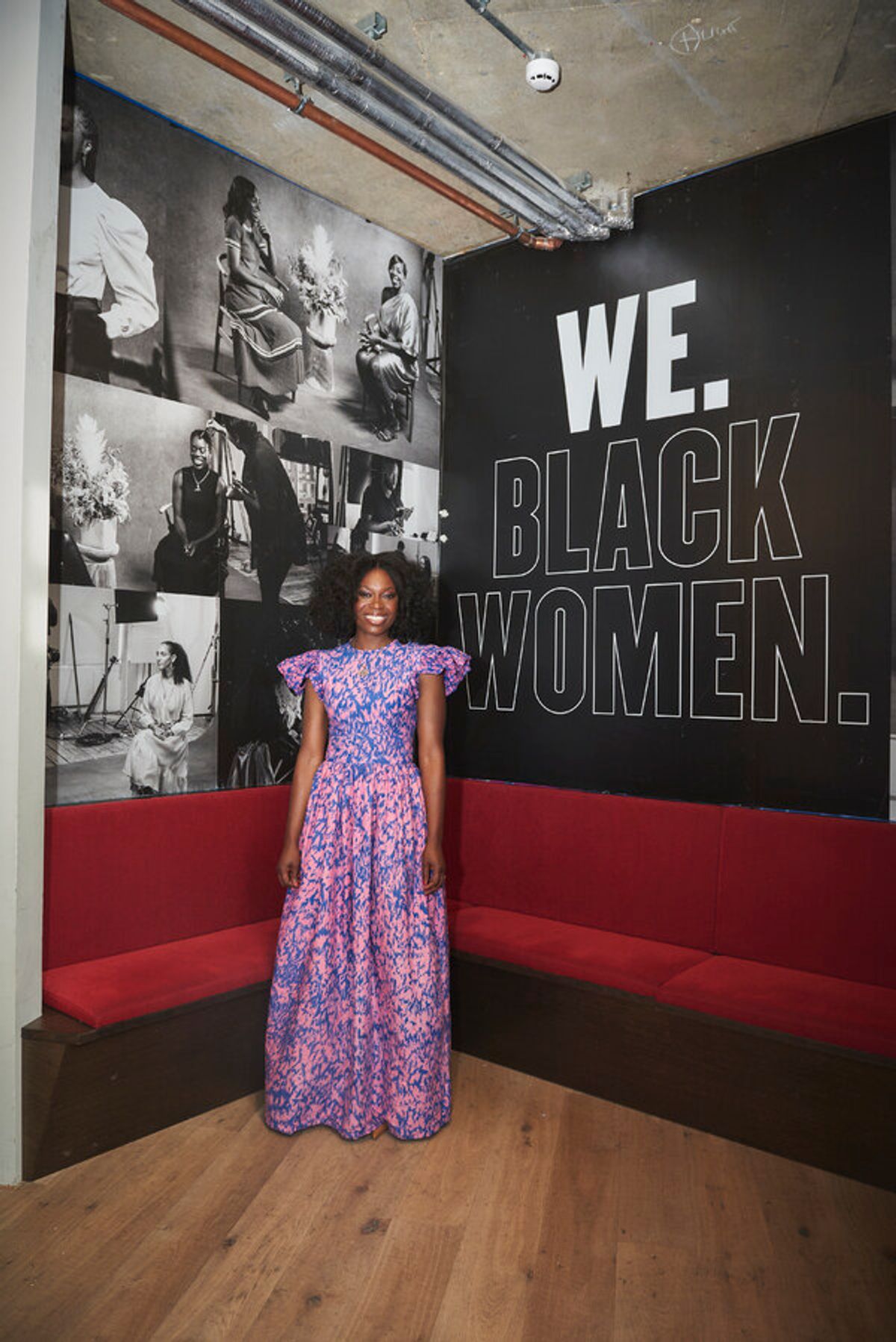 Joan Lyiola, curator of We. Black Women. Exhibition at Photos: Inside the Launch of WE. BLACK. WOMEN. at the Donmar Warehouse