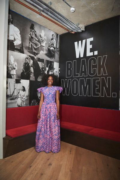 Joan Lyiola, curator of We. Black Women. Exhibition  Photo
