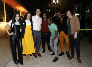 From left, Center Theatre Group Associate Artistic Director Lindsay Allbaugh, director Taylor Reynolds, cast members Tim Kopacz, Tyler Fauntleroy, W. Tr Davis, playwright Dave Harris and cast member @ BroadwayWorld From left, Center Theatre Group Associate Artistic Director Lindsay Allbaugh, directo Photo