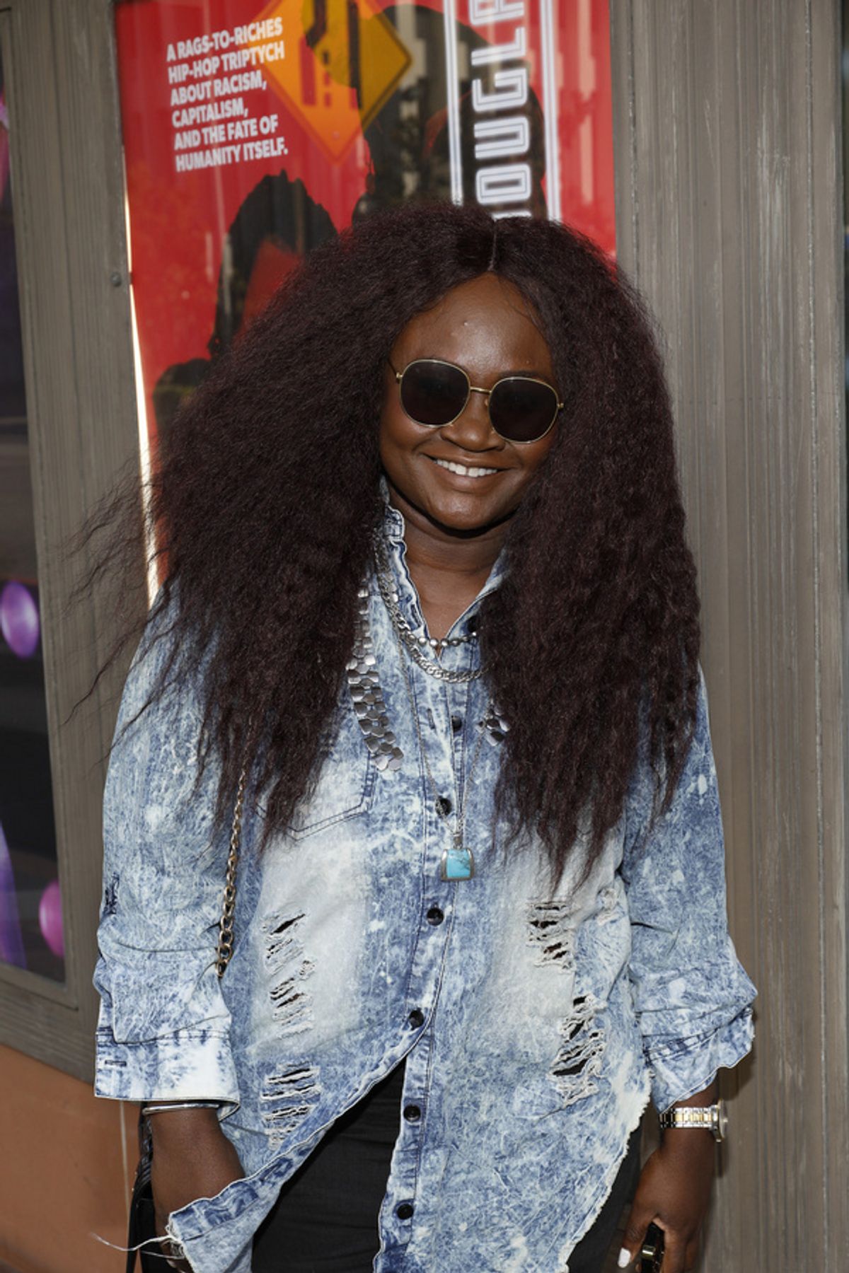 Actor Jozanne Marie arrives for the opening night of the World premiere production of ?Tambo & Bones? at Center Theatre Group?s Kirk Douglas Theatre on May 8, 2022.  (Photo by Ryan Miller/Capture Imag at 
