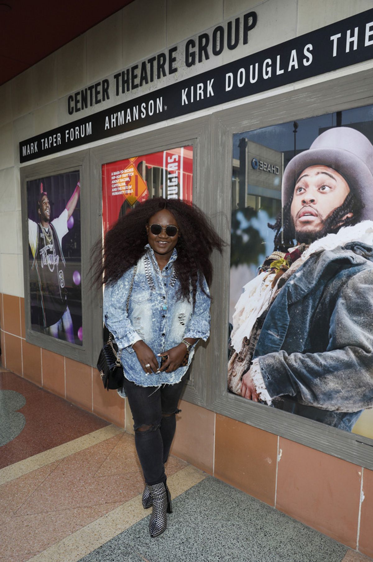 Actor Jozanne Marie arrives for the opening night of the World premiere production of ?Tambo & Bones? at Center Theatre Group?s Kirk Douglas Theatre on May 8, 2022.  (Photo by Ryan Miller/Capture Imag at 
