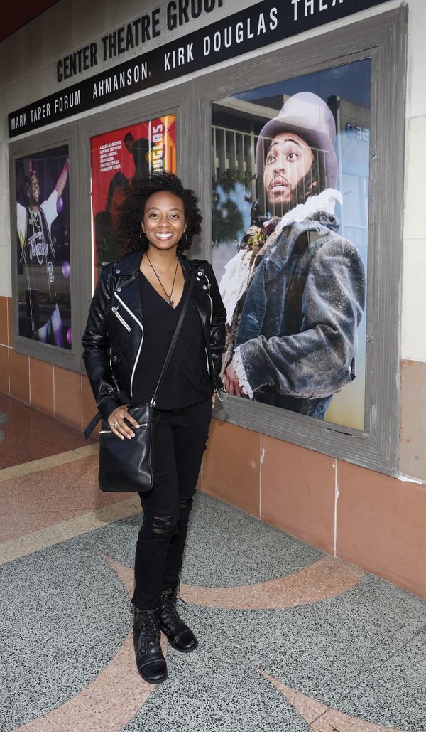 Actor Rachael Ferrera arrives for the opening night of the World premiere production  Photo