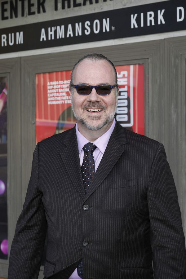 Actor Rob Nagle arrives for the opening night of the World premiere production of ?Ta Photo