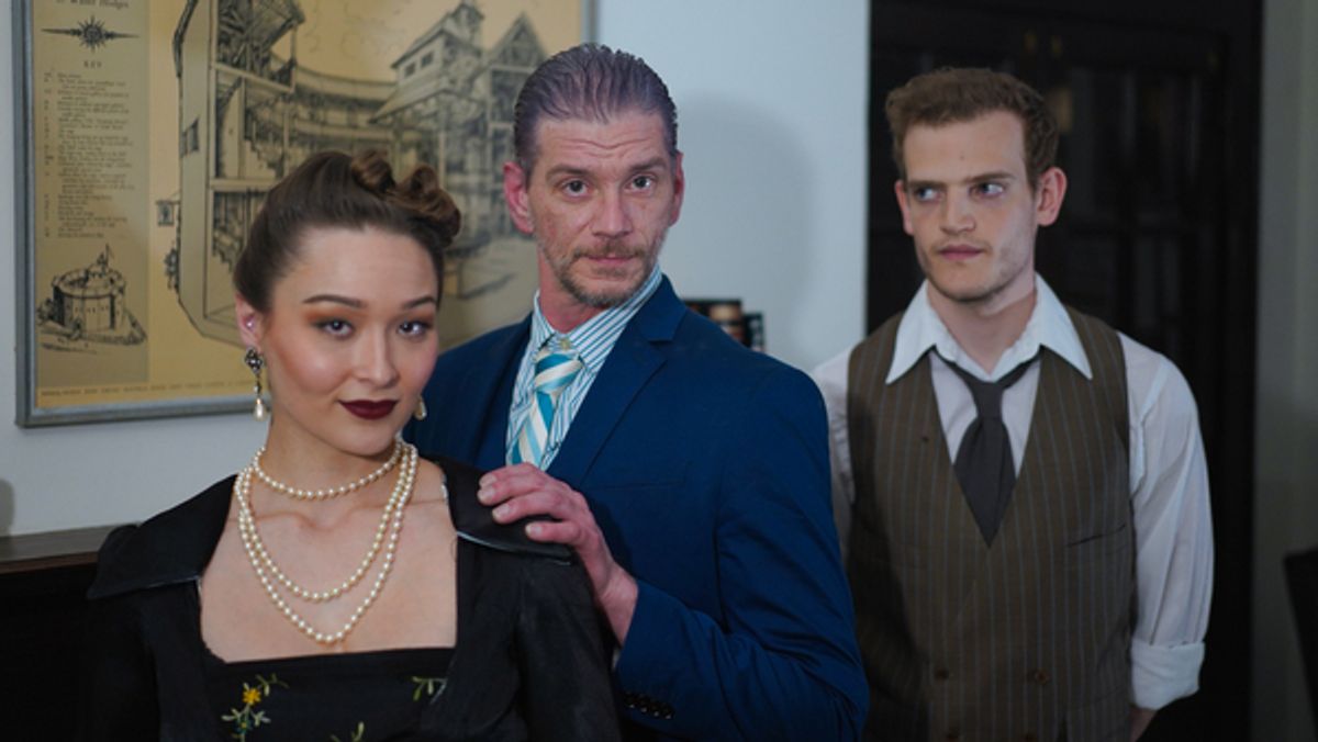 Isabella Stevens, Stephen Hanna, and Lior Livshits at 