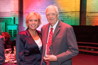 Amy Brady, Sir Tim Rice Photo