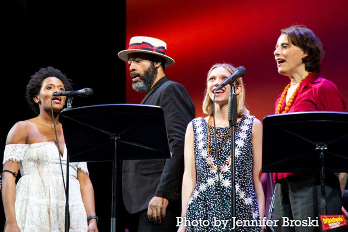 Bianca Horn, Eddie Cooper, Tavi Gevinson, Judy Kuhn at 