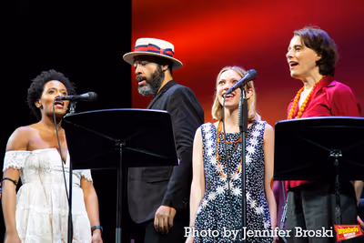 Bianca Horn, Eddie Cooper, Tavi Gevinson, Judy Kuhn Photo
