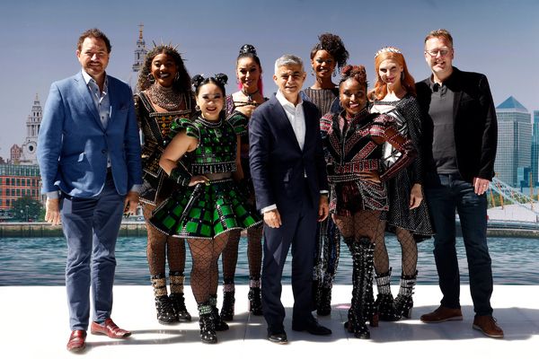 Photos: SIX Performs in Times Square as Part of 'Let's Do London' Campaign — photo 3 of 4