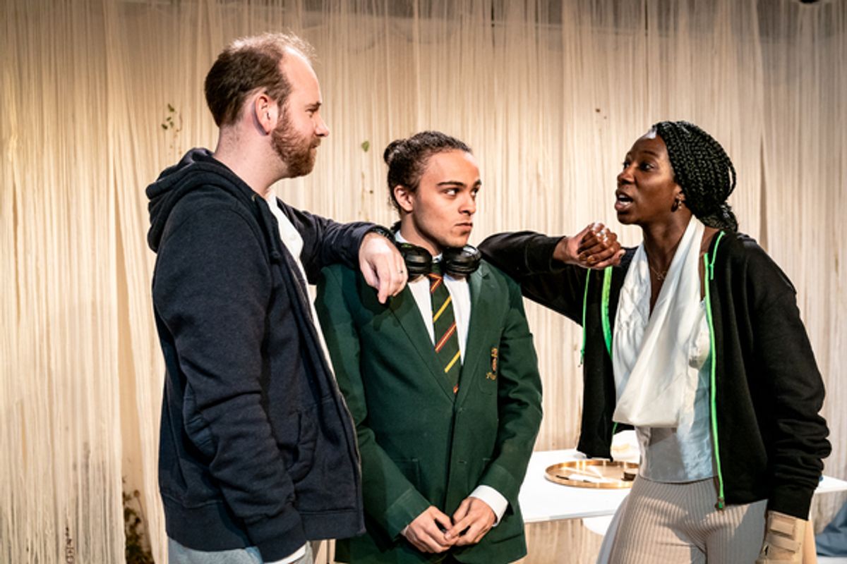 Richard Holt, Jude Chinchen, Danielle Kassarate at Photos: First Look at TILL DEATH DO US PART at Theatre503