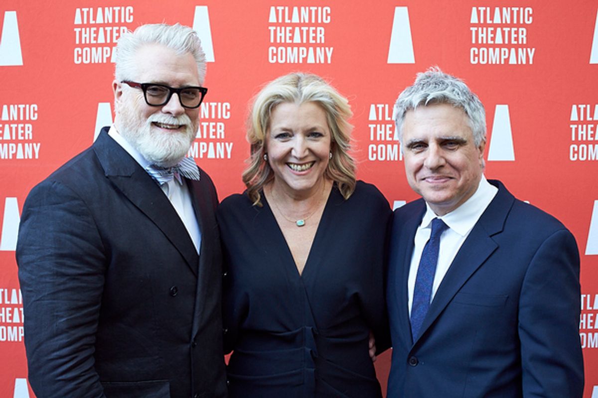 Jeffory Lawson, Mary McCann and Neil Pepe at 