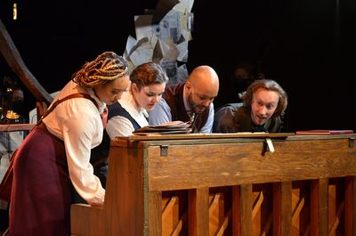 Caitlin Dobbins, Katy Campbell, Michael Mejia and Sam Martin  Photo