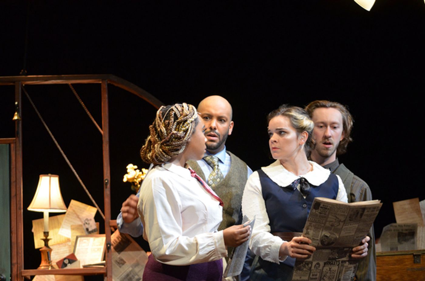 Photos: First Look at the World Premiere Musical NOTES & LETTERS at Underscore Theatre Company  Image