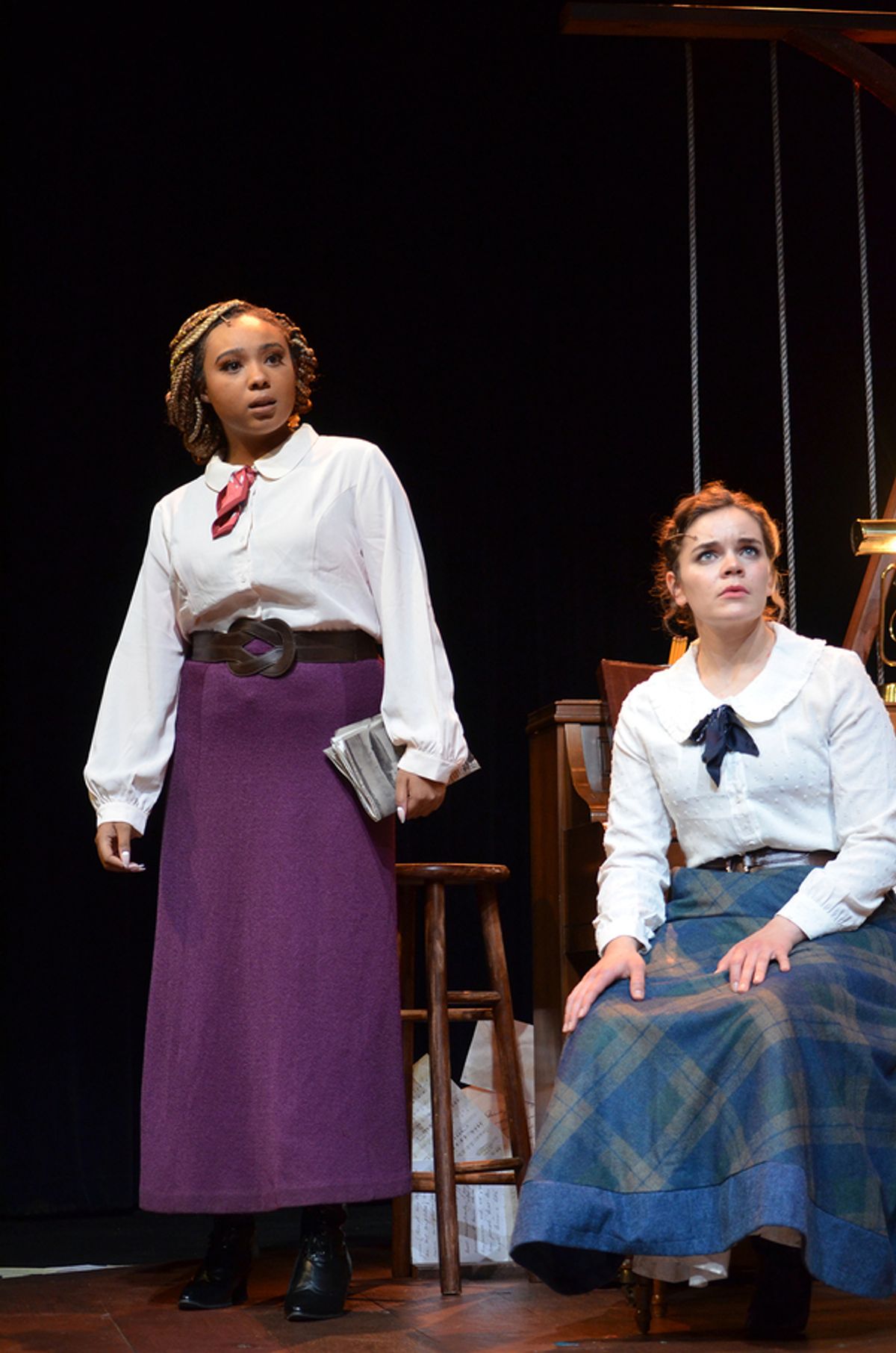 Caitlin Dobbins and Katy Campbell  at 