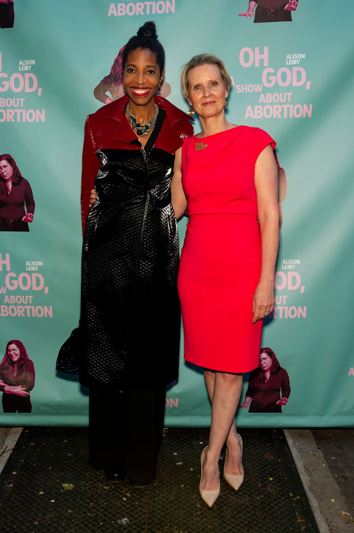 Keli Goff and Cynthia Nixon  at 