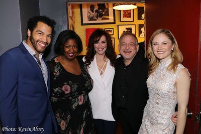 Christian Thompson, Natasha Yvette Williams, Debbie Gravitte, Marc Shaiman, Hayley Pu Photo
