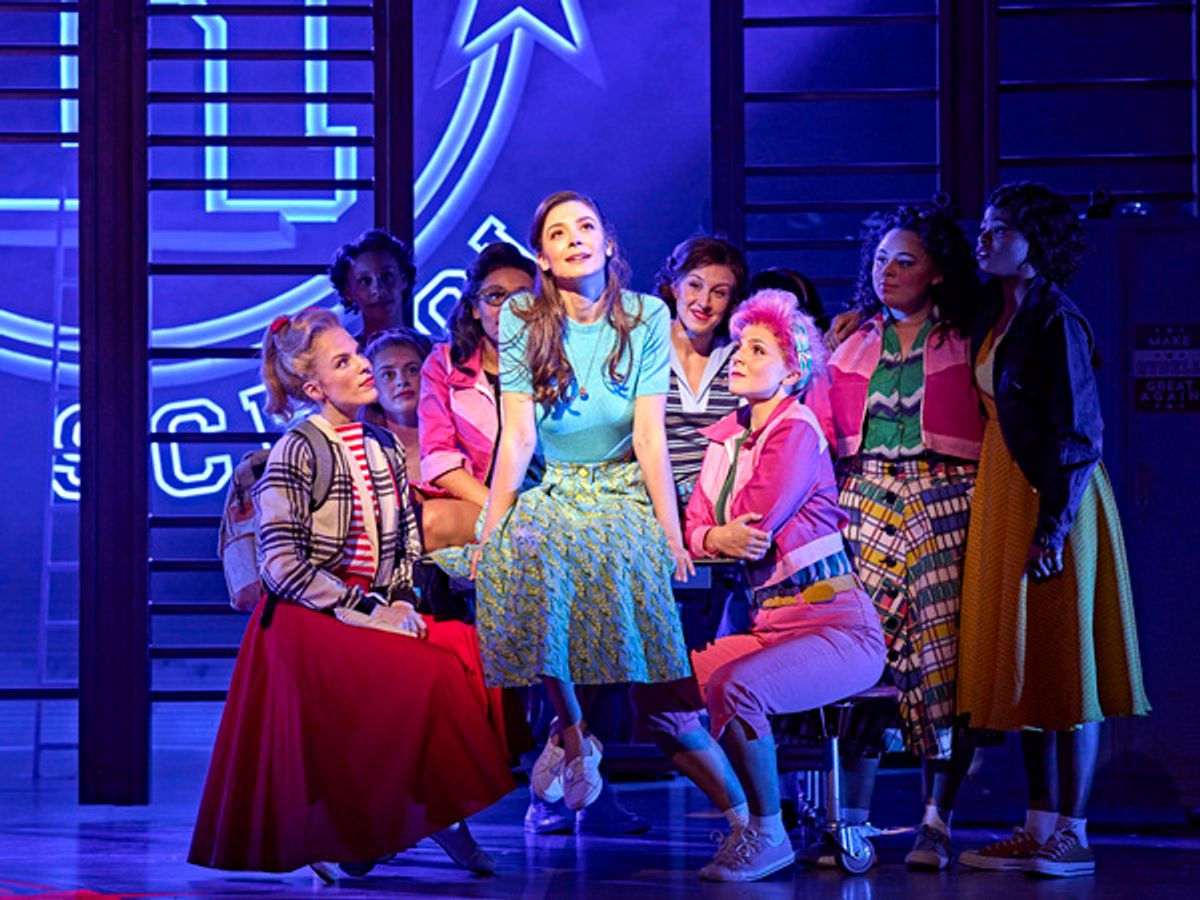 Jessica Croll, Olivia Moore, Eloise Davies, and cast at 