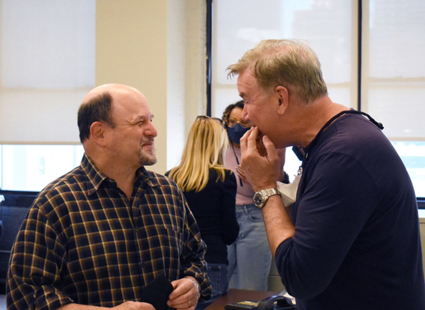 Photos: Go Inside Rehearsals for the East Coast Premiere of WINDFALL Directed by Jason Alexander  Image