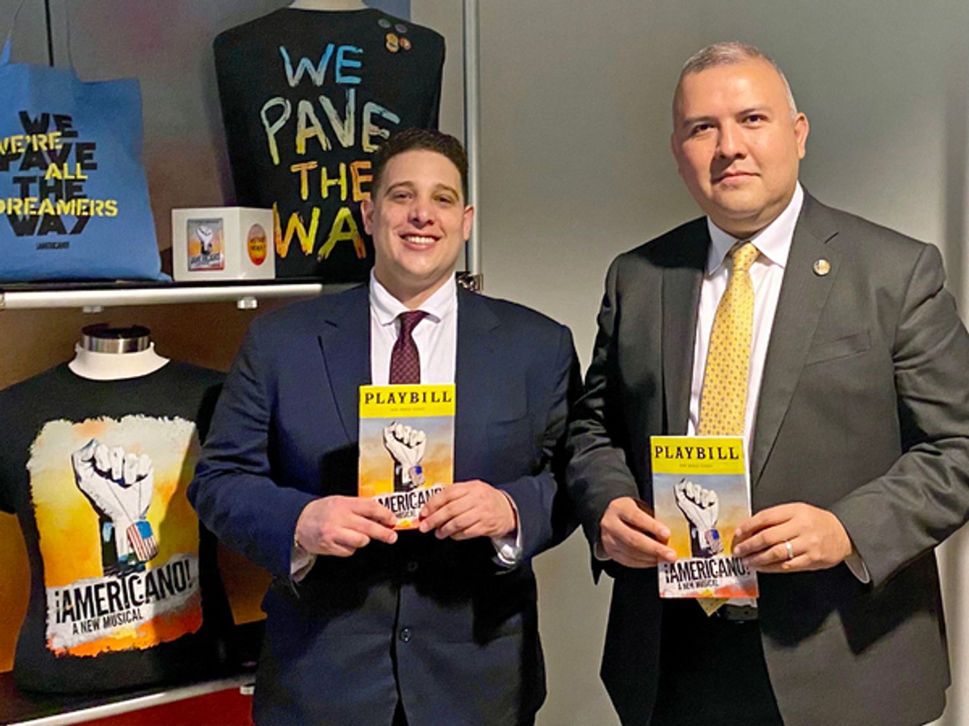 Photos: Lin-Manuel Miranda & More Visit ¡AMERICANO!  Image