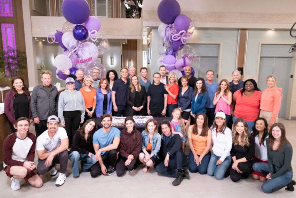 KATHLEEN GATI, KIN SHRINER, MAURA WEST, TRISTAN ROGERS, KRISTINA WAGNER, JOHN YORK, JACKLYN ZEMAN, BROOK KERR, JOHN LINDSTROM, CHARLES SHAUGHNESSY, GENIE FRANCIS, CHAD DUELL, MAURICE BENARD, FRANK VALENTINI (EXECUTIVE PRODUCER), LAURA WRIGHT, NANCY LEE GRAHN, DONNELL TURNER, FINOLA HUGHES, WALLY KURTH, LISA LOCICERO, JEFF KOBER, SONYA EDDY, CYNTHIA WATROS NICHOLAS CHAVEZ, MARCUS COLOMA, KELLY MONACO, JOSH SWICKARD, AMANDA SETTON, REBECCA HERBST, MICHAEL EASTON, JOPHIELLE LOVE, KELLY THIEBAUD, LYNN HERRING, SOFIA MATTSSON, LYDIA LOOK, KATELYN MACMULLEN at 