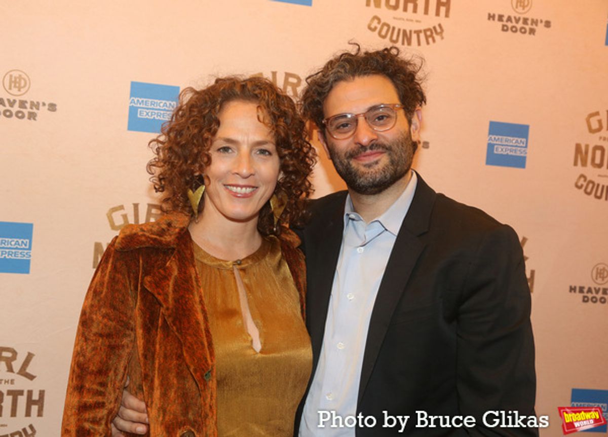 Krissy Shields and Arian Moayed  at 