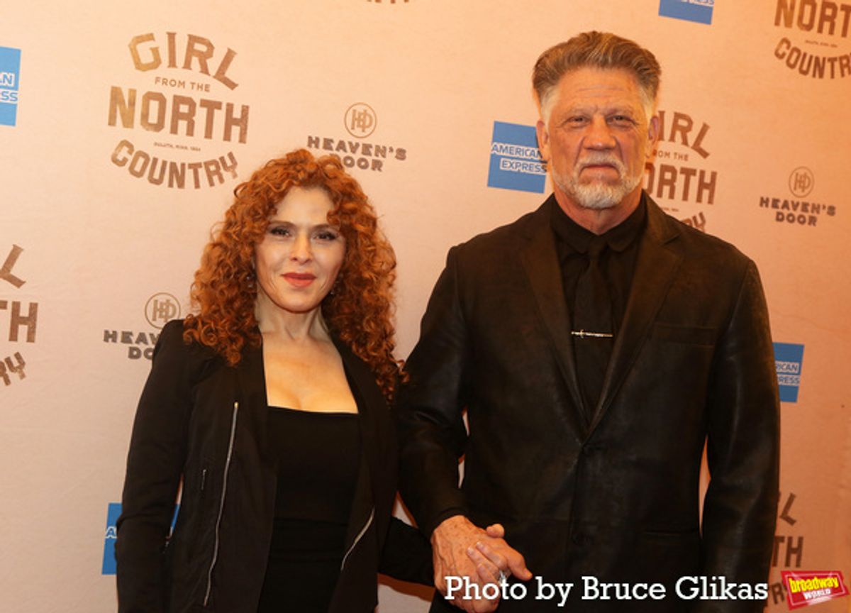 Bernadette Peters and Tom Sorce at 