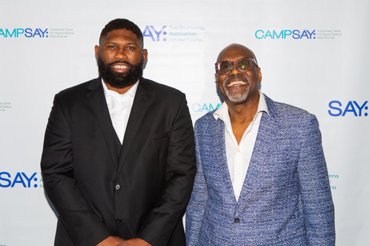 Curtis 'Razor' Blaydes and Everette Bradley at Photos: See Brandon Victor Dixon, James Monroe Iglehart & More at the 2022 SAY Gala