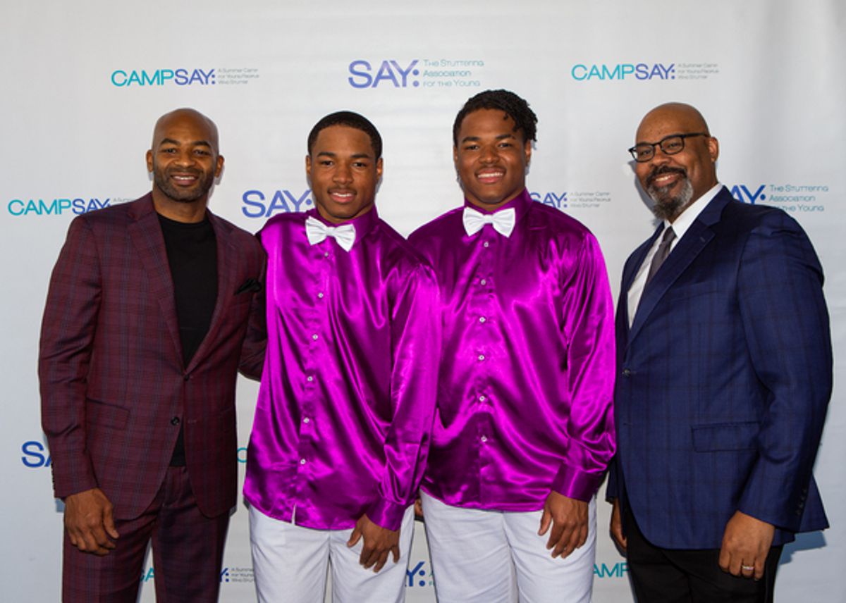 Keon and Klannel Lee with Brabdon Victor Dixon and James Monroe Inglehart at 