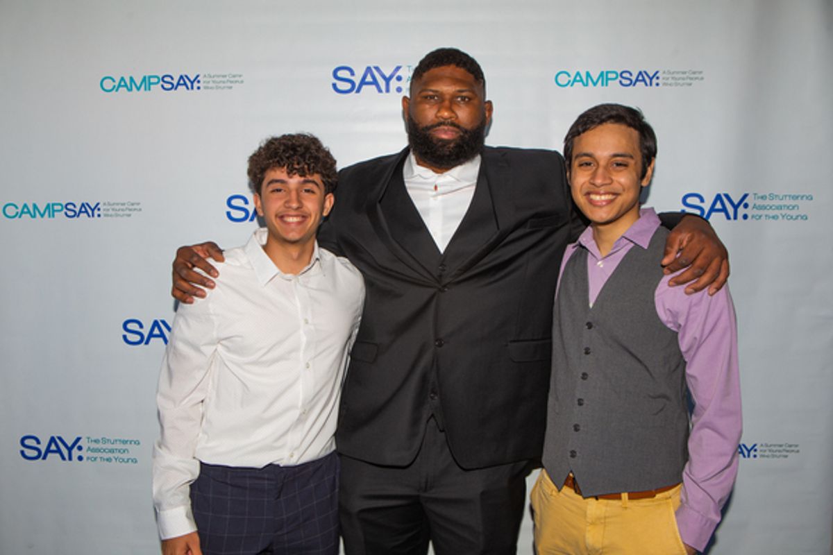 Reuben Polanco and Daniel Nazario with Curtis 'Razor' Blaydes  at 