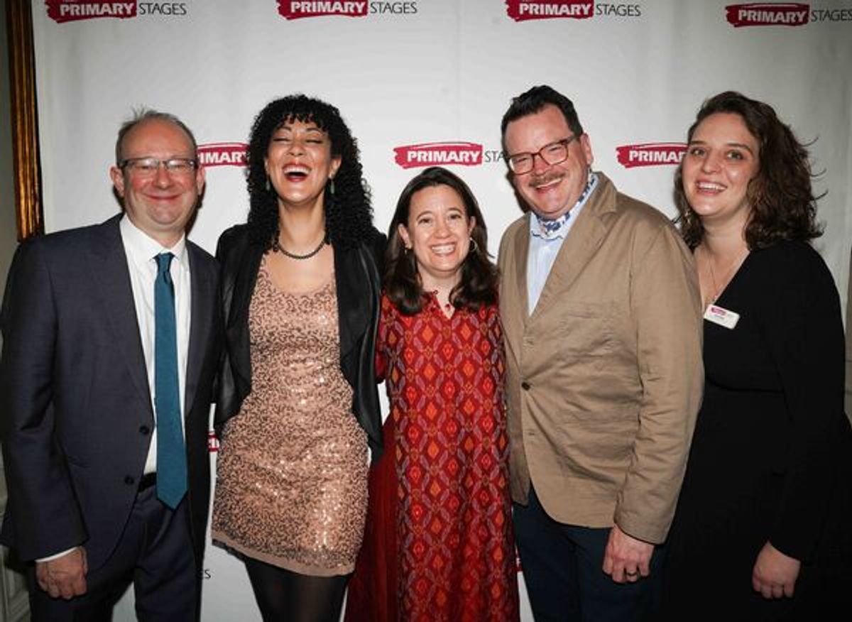 Andrew Leynse, Jade King Carroll, Karen Hartman, Shane Hudson, Erin Daley at 