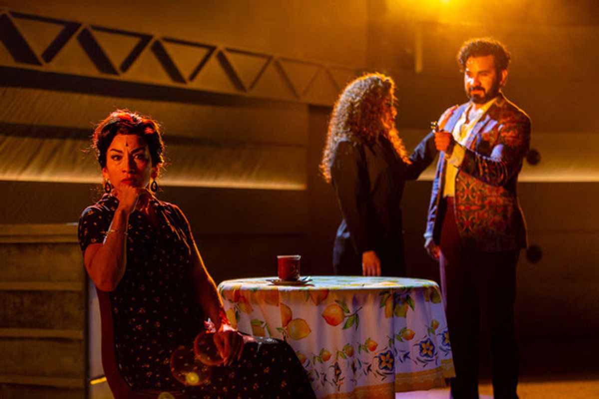 Francisca Tapia Lobos, Gaby Albo and Samuel Garnica 
 at 