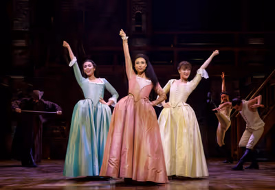 Julia K. Harriman, Sabrina Sloan, Isa Briones, and Company in the Angelica National T Photo