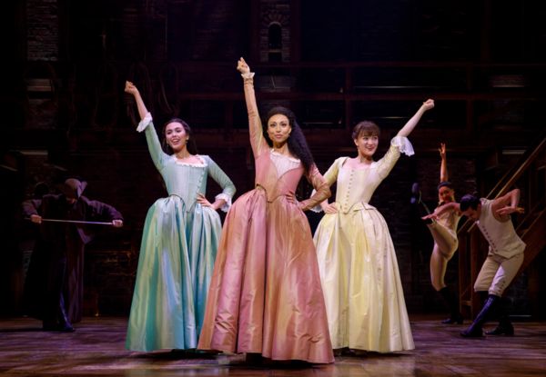Julia K. Harriman, Sabrina Sloan, Isa Briones, and Company in the Angelica National T Photo