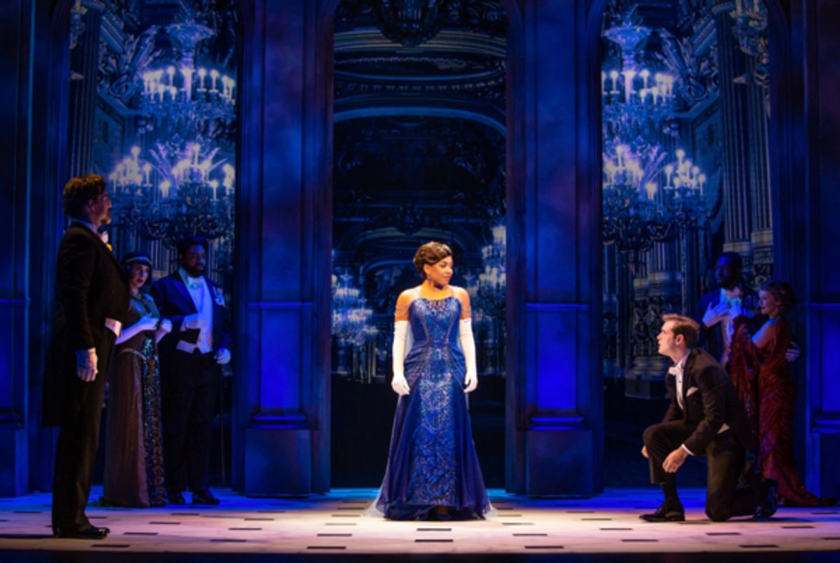 Kyla Stone (Anya) and Sam McLellan (Dmitry) in the North American Tour of ANASTASIA - Photo Credits: Jeremy Daniel. 
 at 